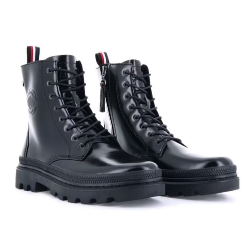 PALLADIUM 限量牛皮法式軍靴 77204
