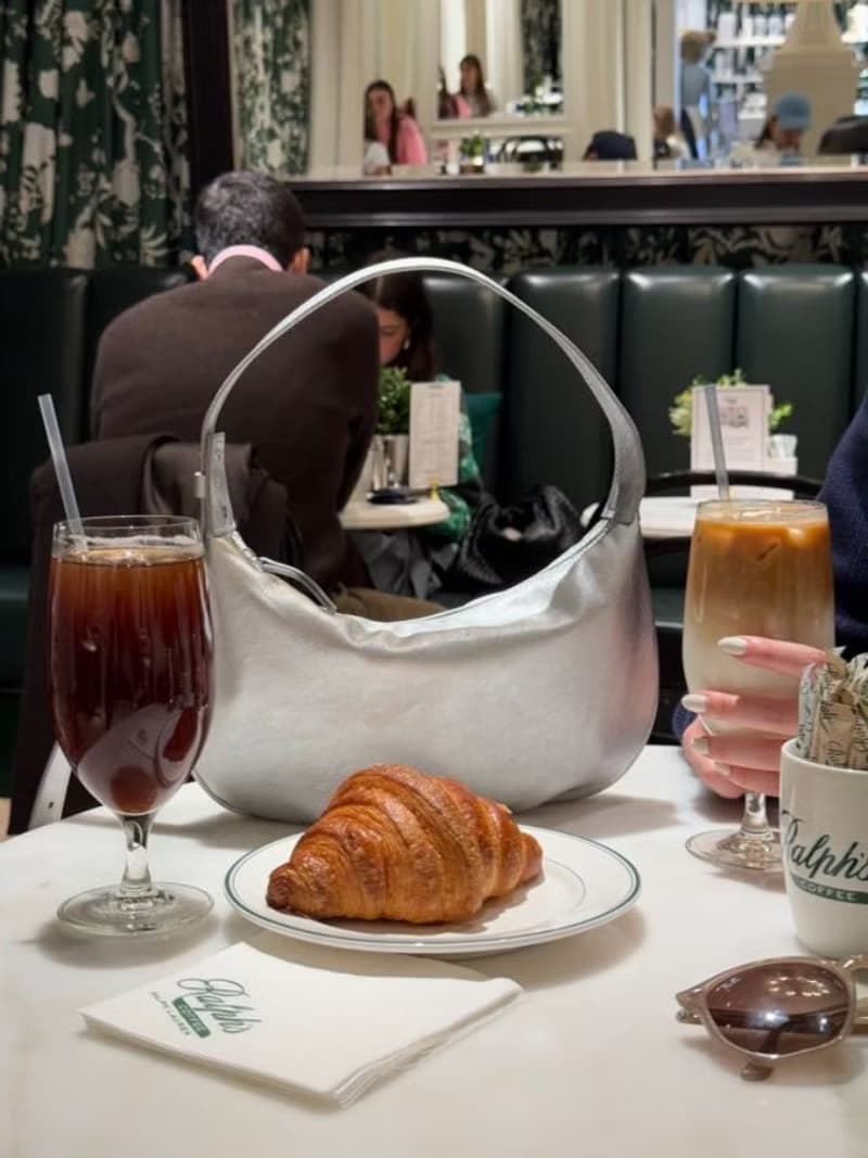 韓國 The Ally | HAILEY BAG | 銀色 | 手袋 單肩包