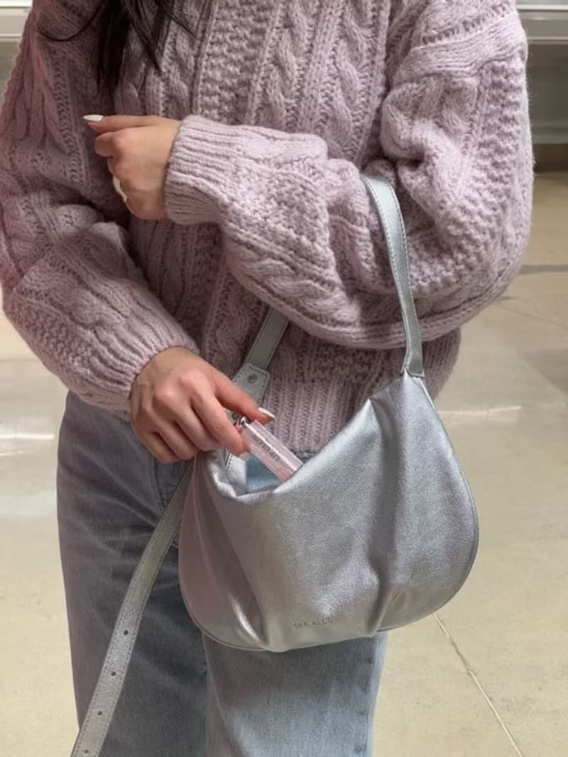 韓國 The Ally | HAILEY BAG | 銀色 | 手袋 單肩包