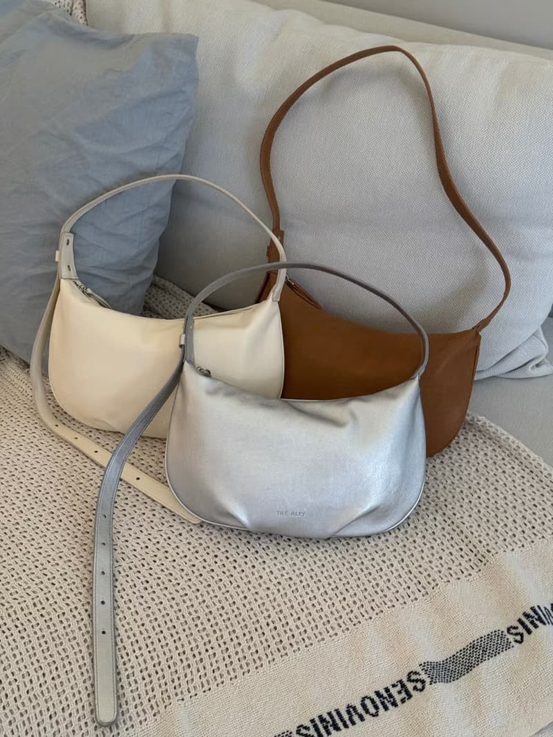 韓國 The Ally | HAILEY BAG | 銀色 | 手袋 單肩包