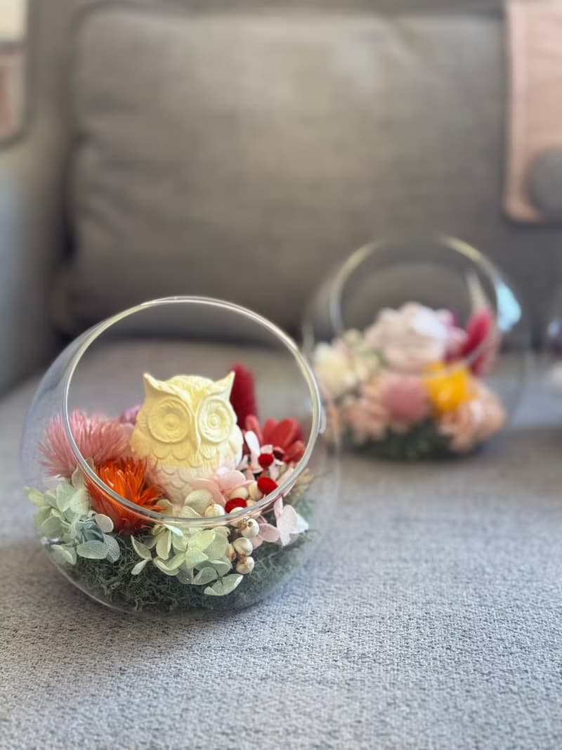 發財好運到。擴香花盅 招財 開店、升職祝賀