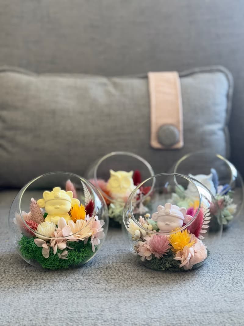 發財好運到。擴香花盅 招財 開店、升職祝賀