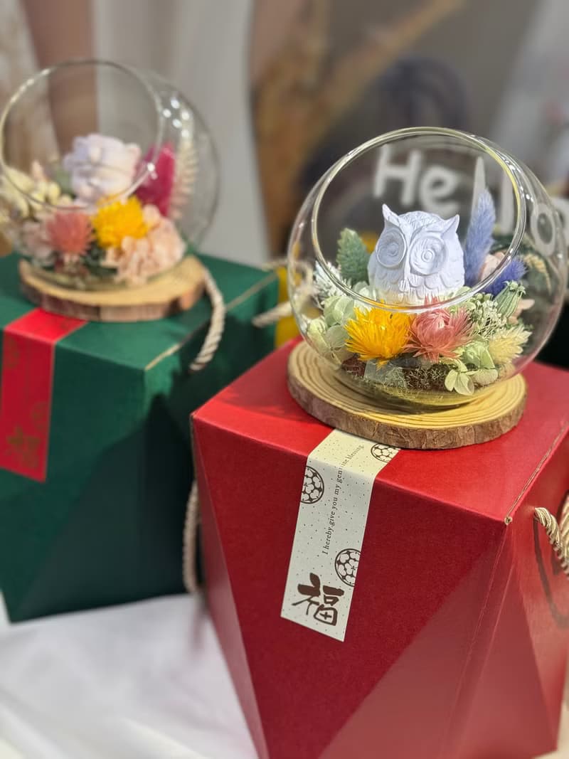 發財好運到。擴香花盅 招財 開店、升職祝賀