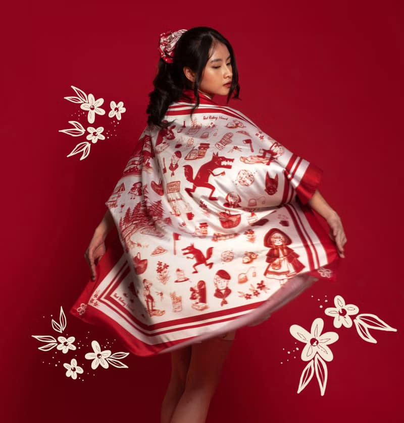 Little Red Riding Hood Outer Scarf