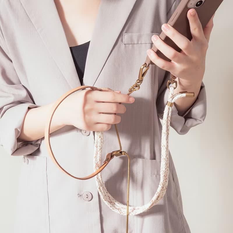 ČECHY - 燕麥色 * 手機背帶