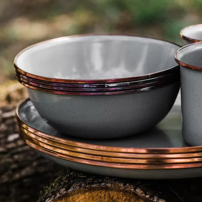 【兩入一組】Barebones CKW-357 琺瑯碗組 Enamel Bowl / 石灰