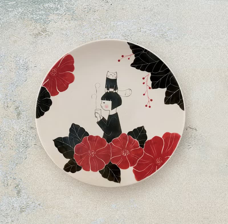 陶盤-下午茶時間