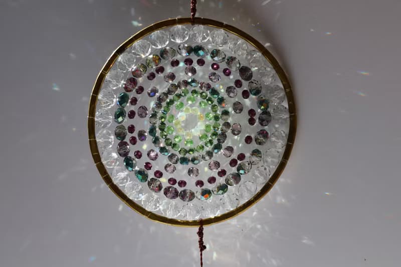 森の光の曼荼羅サンキャッチャー・お引っ越し祝いに