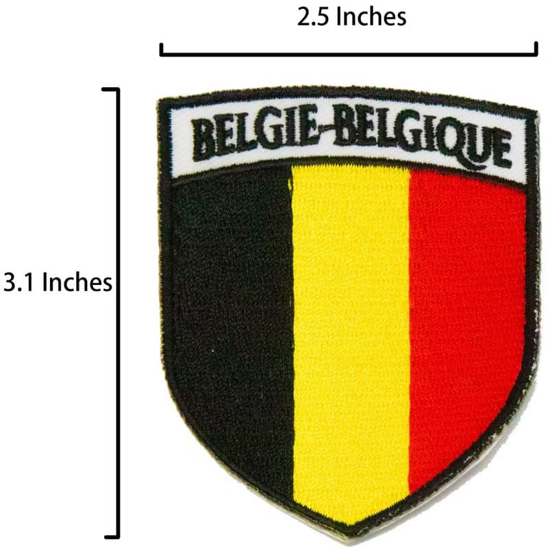 比利時巧克力留言板磁力貼+比利時盾牌袖標【2件組】特色3D磁鐵