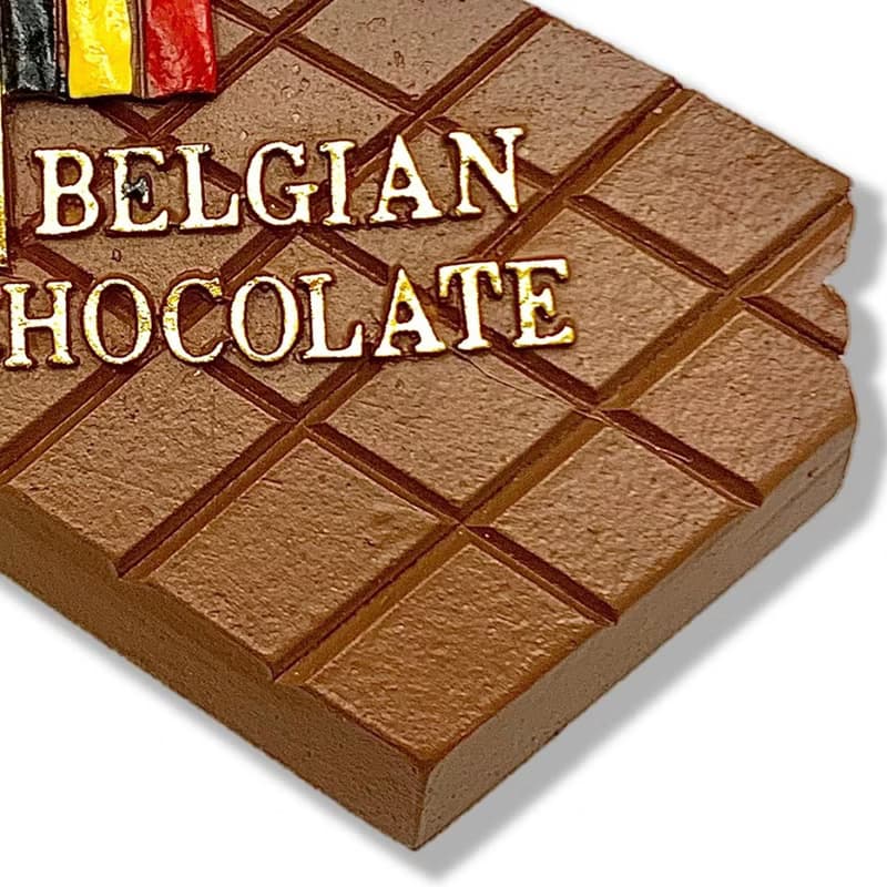 比利時巧克力留言板磁力貼+比利時盾牌袖標【2件組】特色3D磁鐵