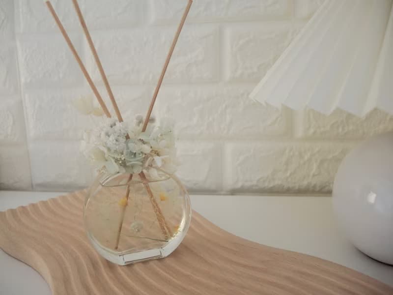 浮游花 擴香瓶 小夜燈 生日禮物 情人節禮物 永生花夜燈