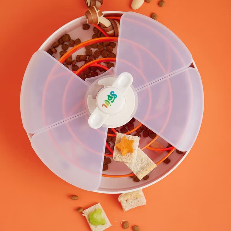 【貓狗用品】PetDreamHouse 旋轉益智慢食碗 渦輪