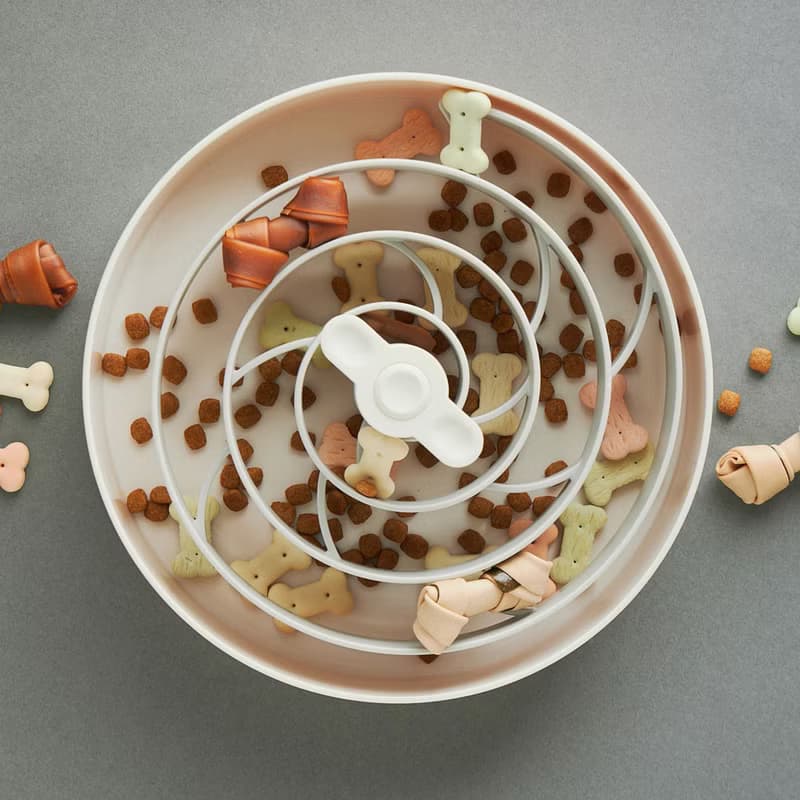 【貓狗用品】PetDreamHouse 旋轉益智慢食碗 渦輪