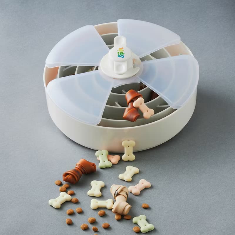 【貓狗用品】PetDreamHouse 旋轉益智慢食碗 渦輪