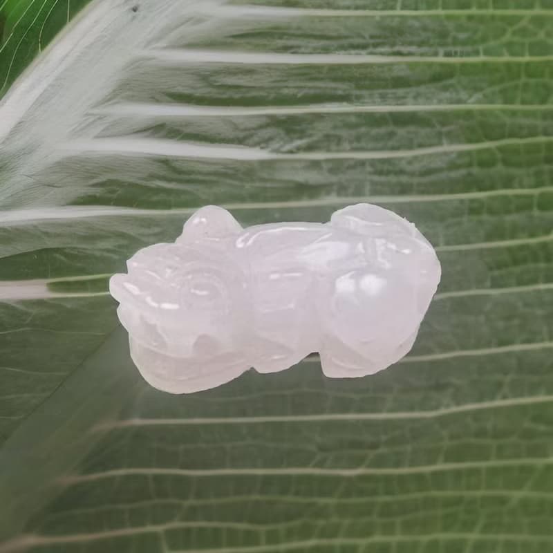 【招財神獸】冰糯種翡翠貔貅擺飾 | 天然緬甸玉翡翠A貨