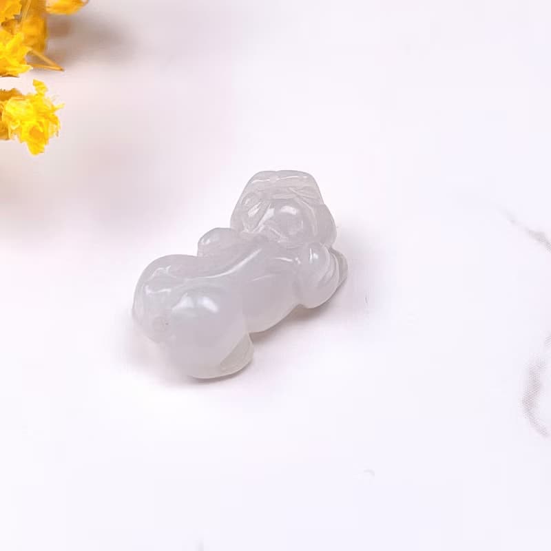 【招財神獸】冰糯種翡翠貔貅擺飾 | 天然緬甸玉翡翠A貨