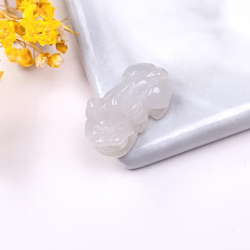 【招財神獸】冰糯種翡翠貔貅擺飾 | 天然緬甸玉翡翠A貨