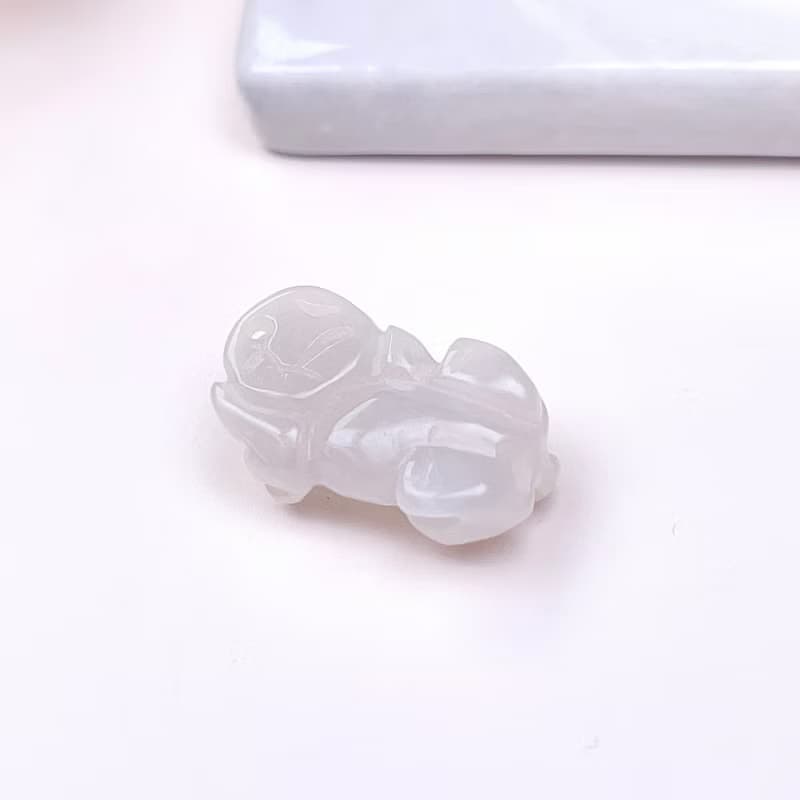 【招財神獸】冰糯種翡翠貔貅擺飾 | 天然緬甸玉翡翠A貨