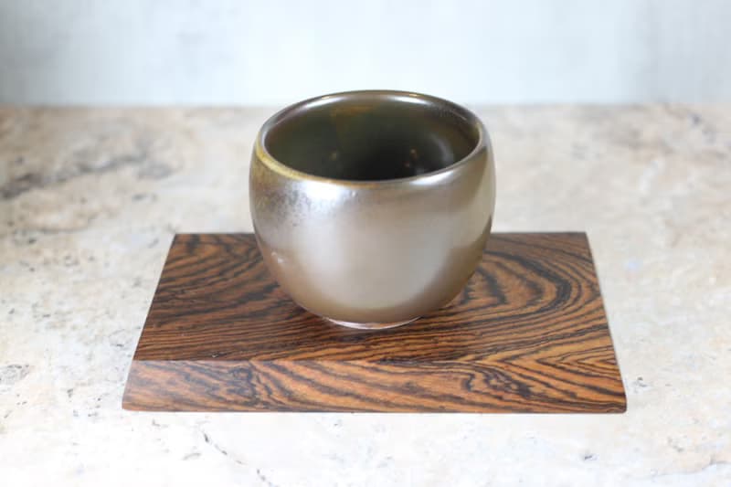 【母親節禮物】柴燒天目釉 純手拉坏 茶碗 名家葉敏祥手工作品