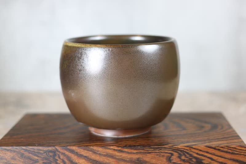 【母親節禮物】柴燒天目釉 純手拉坏 茶碗 名家葉敏祥手工作品
