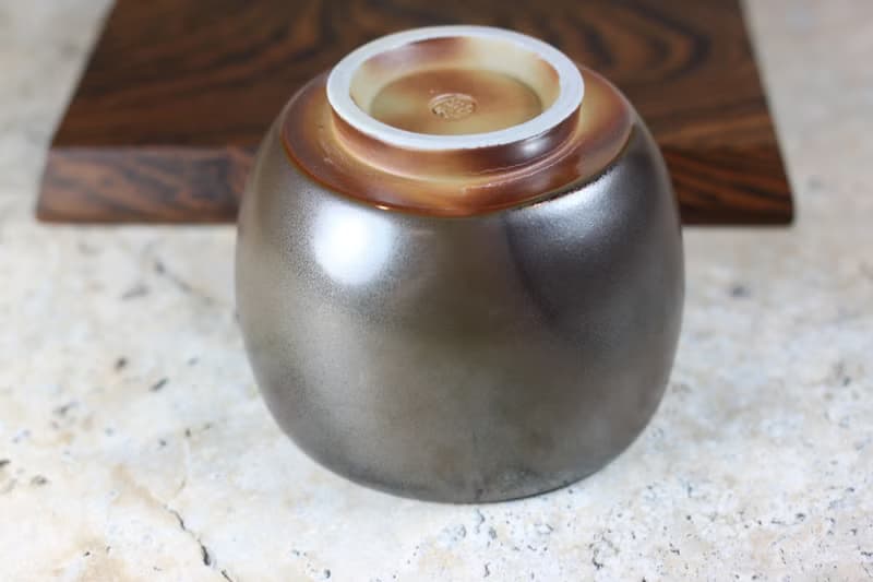 【母親節禮物】柴燒天目釉 純手拉坏 茶碗 名家葉敏祥手工作品