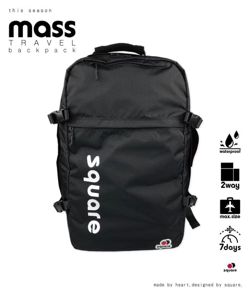 MASS 36L 旅行背包 黑色