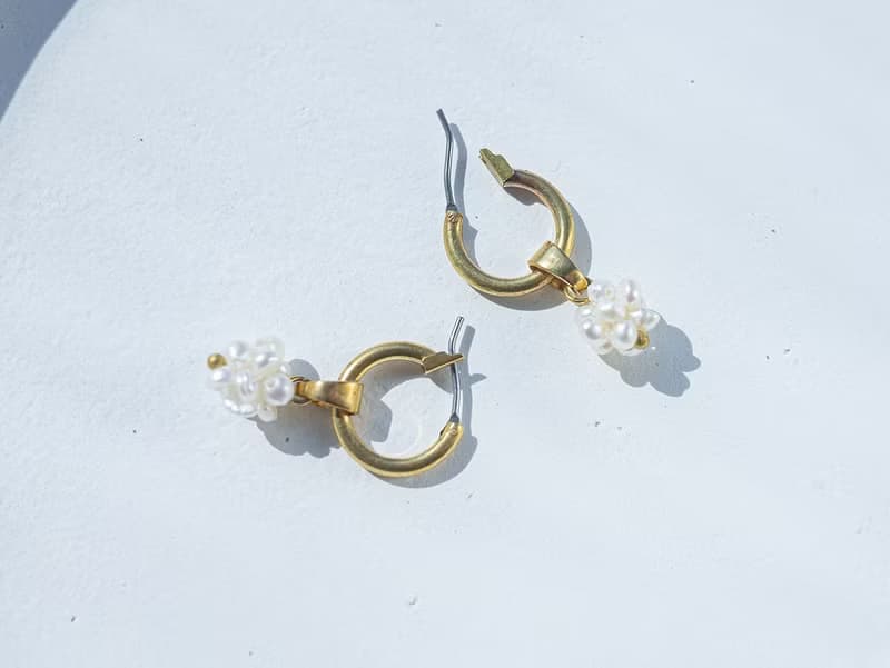 暮光系 | 晨曦 * 珍珠 黃銅 耳環 耳骨夾 項鍊 手鍊 自選飾品組