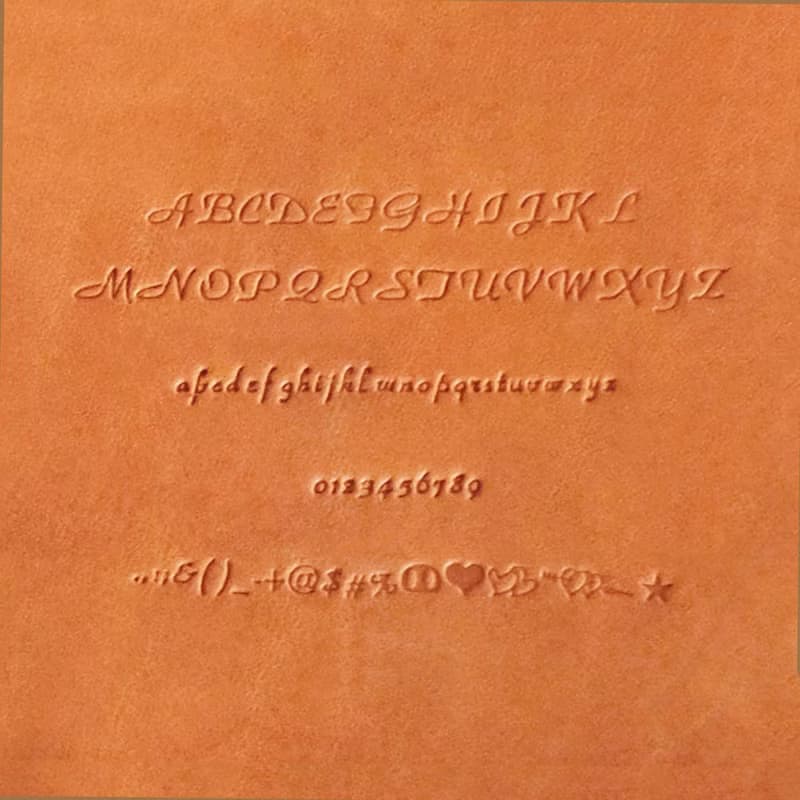 字母證件套。行李牌版 U-Z。手縫皮革材料包 BSP-019