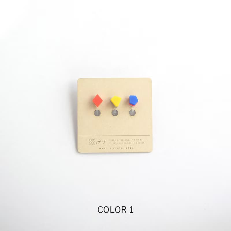 MATERIALイヤリング3pcs
