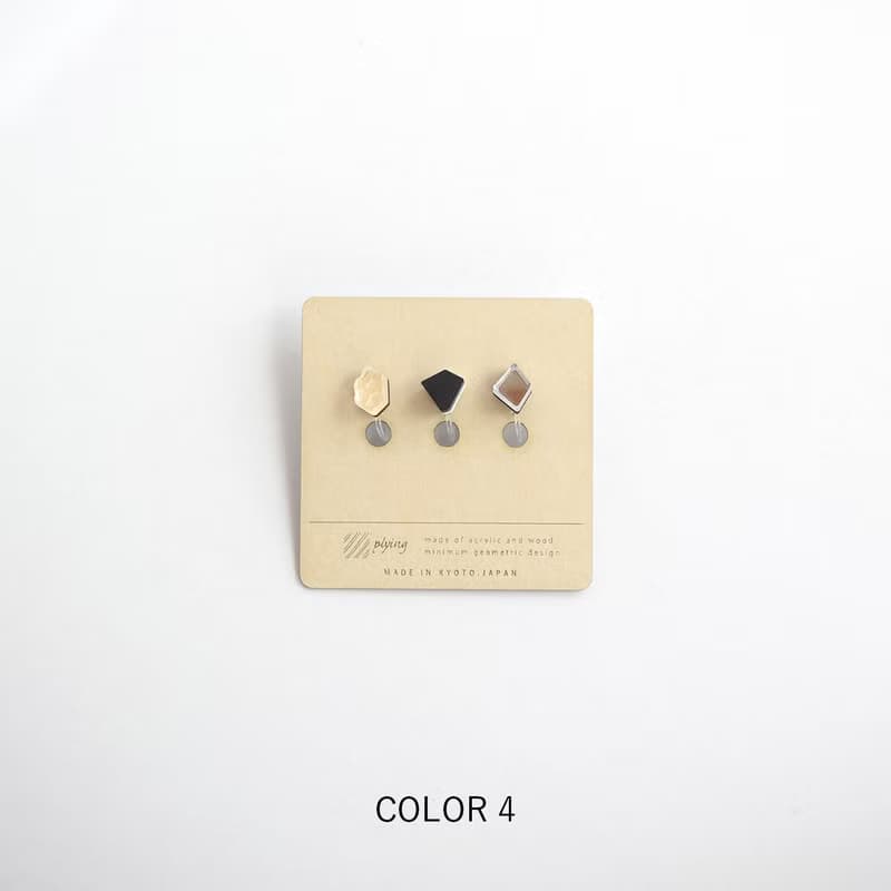 MATERIALイヤリング3pcs