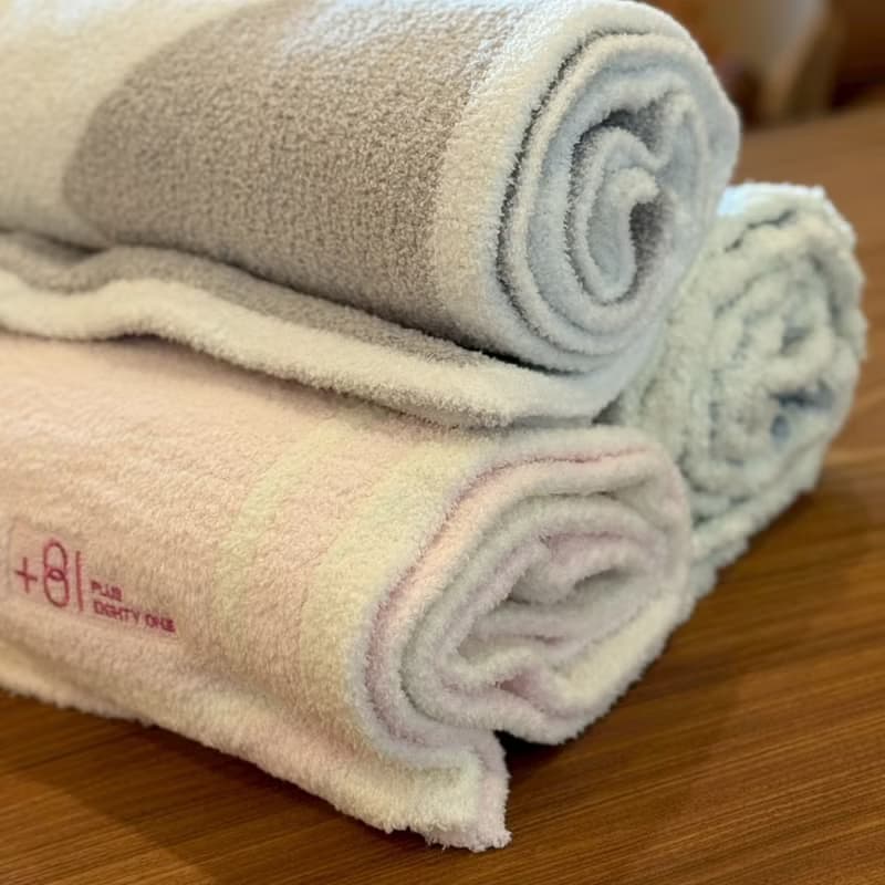 【新生滿月禮2件組】舒芙蕾低敏寶寶毯。ORIM純棉洗澡巾