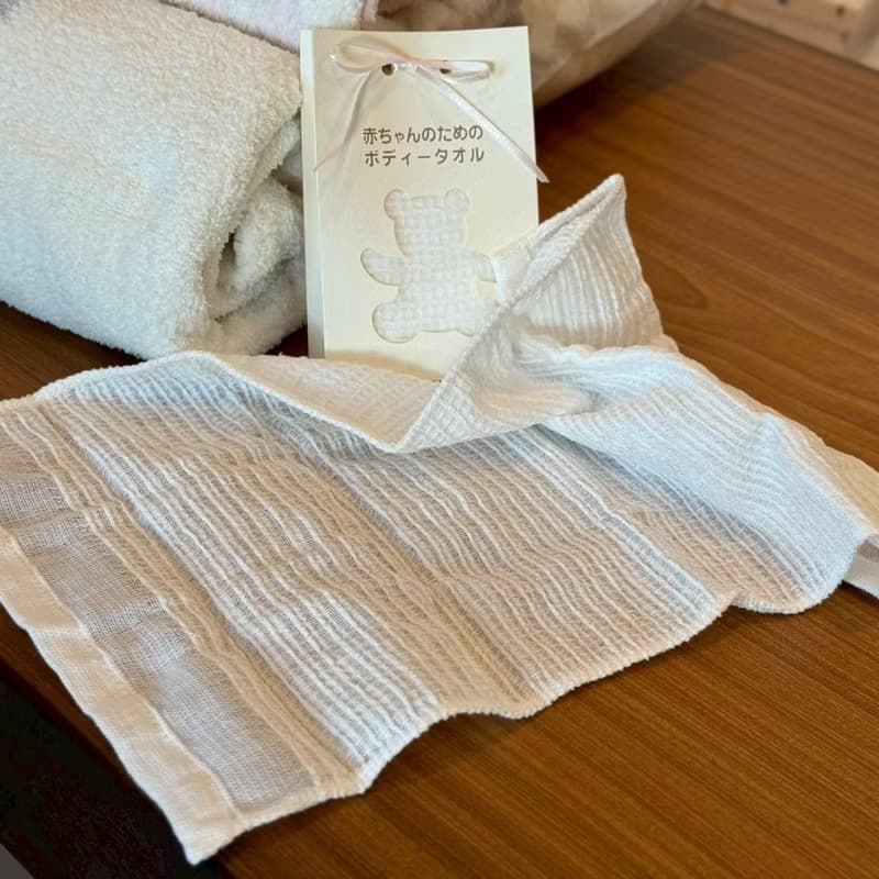 【新生滿月禮2件組】舒芙蕾低敏寶寶毯。ORIM純棉洗澡巾