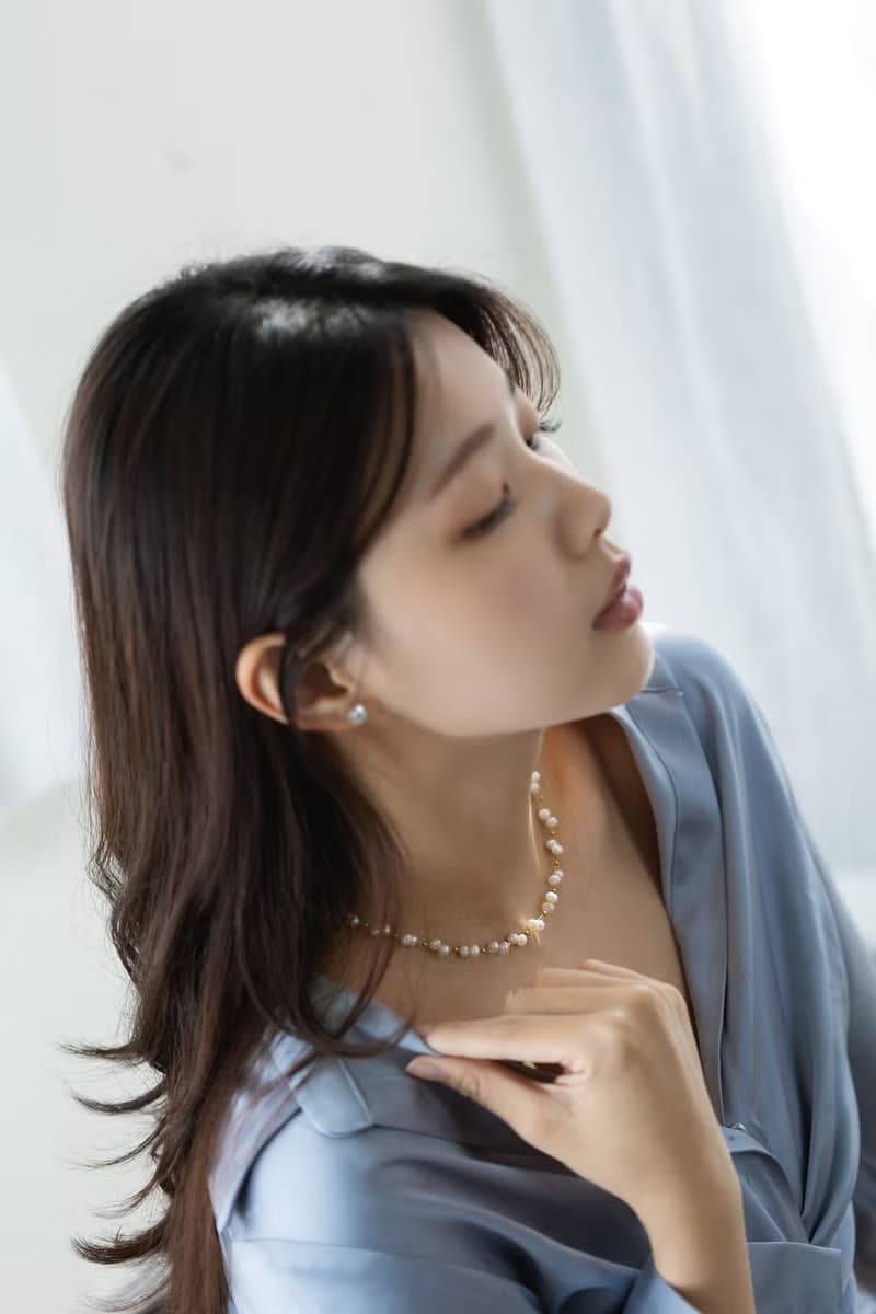 品牌訂製款 天然淡水珍珠編織項鍊 鎖骨鍊 316L醫療鋼18k金
