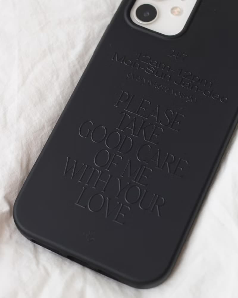 24/7 Black Jelly Phonecase