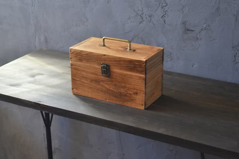 0310mito  木製ケース 日本産ひのきのトランクBOX Mサイズ