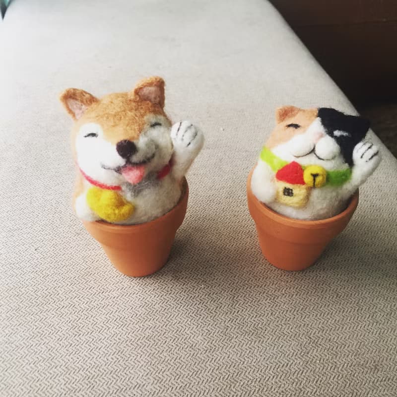 招財進寶_旺財x招財組合 柴犬 貓 招財進寶 送禮 喬遷 喜氣 聚寶