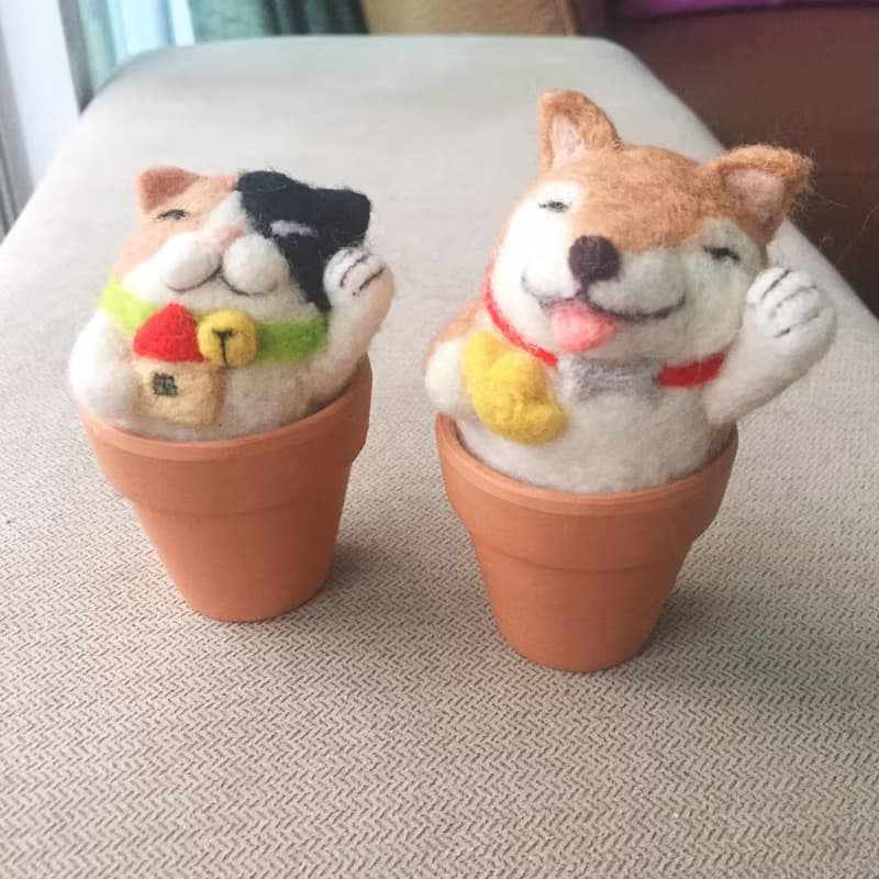 招財進寶_旺財x招財組合 柴犬 貓 招財進寶 送禮 喬遷 喜氣 聚寶