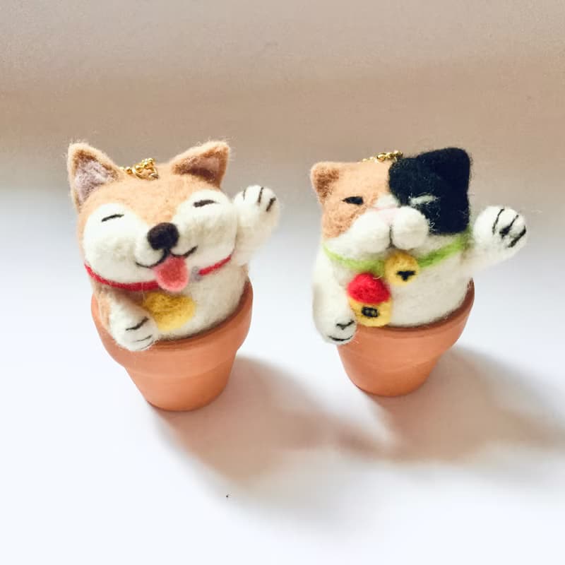 招財進寶_旺財x招財組合 柴犬 貓 招財進寶 送禮 喬遷 喜氣 聚寶