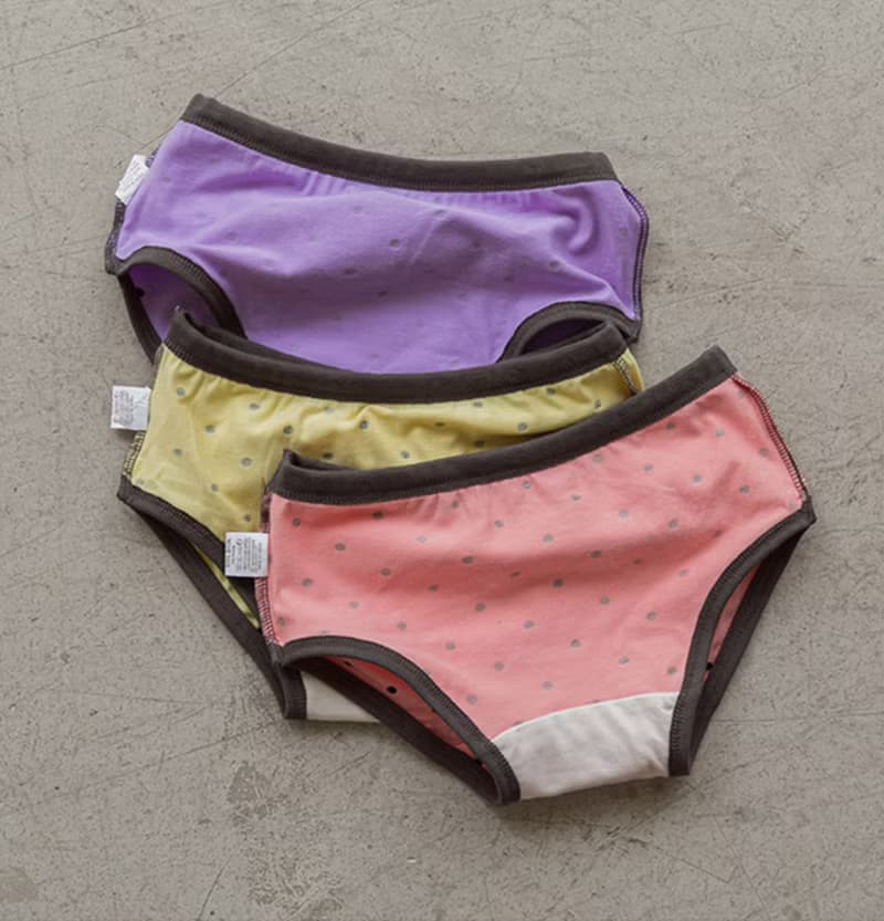 糖果點點-雲柔棉內褲韓國童裝(Girl) 三件組-K203KP