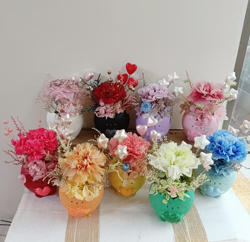 【體驗】內湖 開運療癒永生母親節花禮DIY 六月暑假美學VIP企業課程文化幣