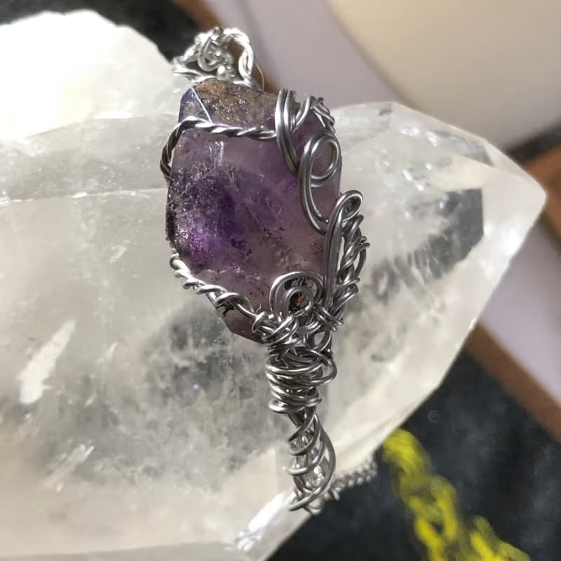 超級七原礦手鍊 316鈦鋼編織 不鏽鋼可調式手鍊 super seven