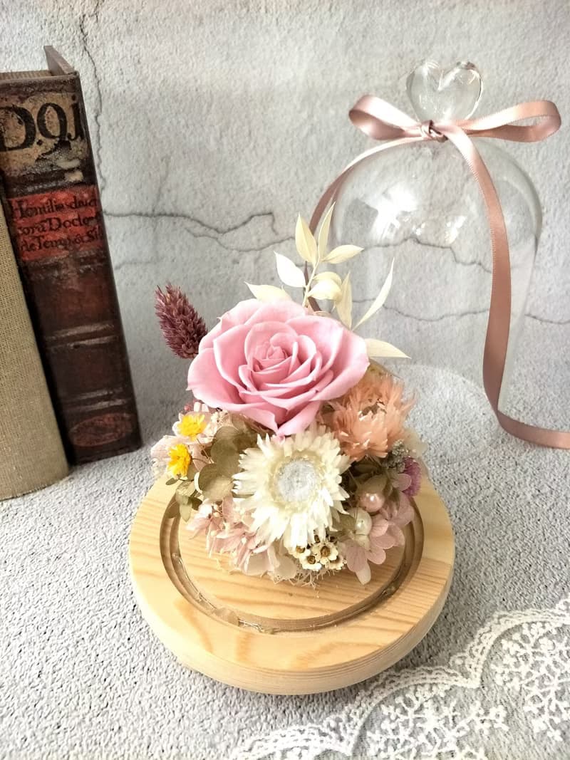 【體驗】瓶中花園玻璃罩花禮