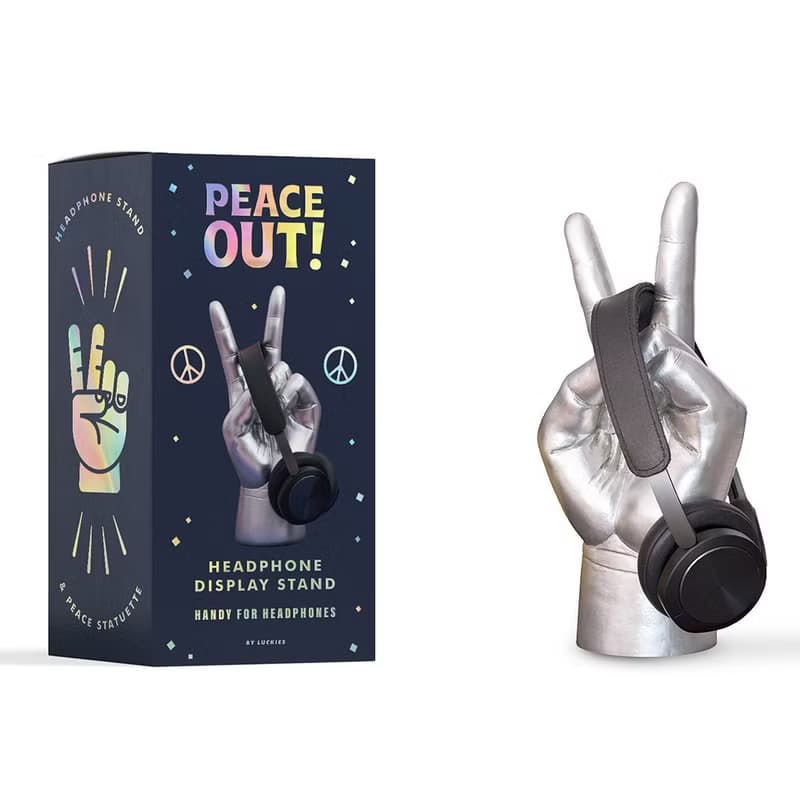 【英國 Luckies】YA! Peace Out 耳機置物架