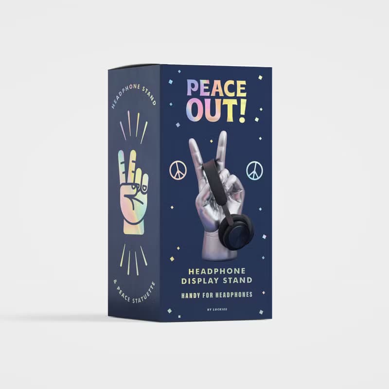 【英國 Luckies】YA! Peace Out 耳機置物架