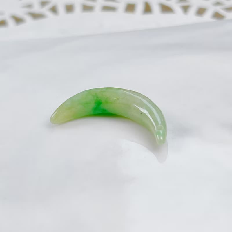 飄花翡翠月亮 | 天然緬甸A貨翡翠 | 送禮