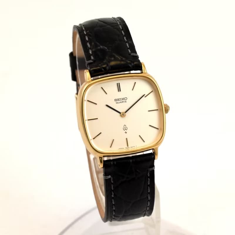 SEIKO Chariot QUARTZ メンズ 腕時計 30mm Gold-Filled Case Ref.7820-5050 手錶 古董錶 復古手錶