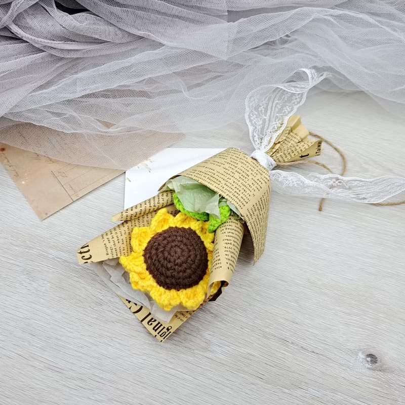 向日葵迷你花束禮盒 生日禮物 情人節 母親節 送閨蜜 CRF-035A