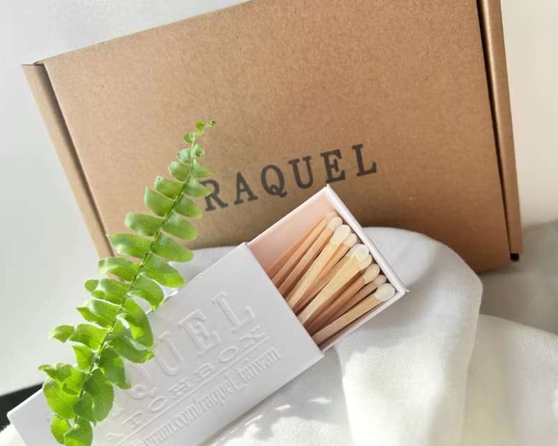| RAQUEL | 純白火柴盒3入