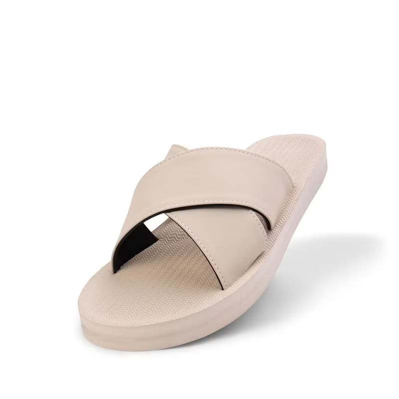 indosole CROSS 環保拖鞋 海鹽白 女