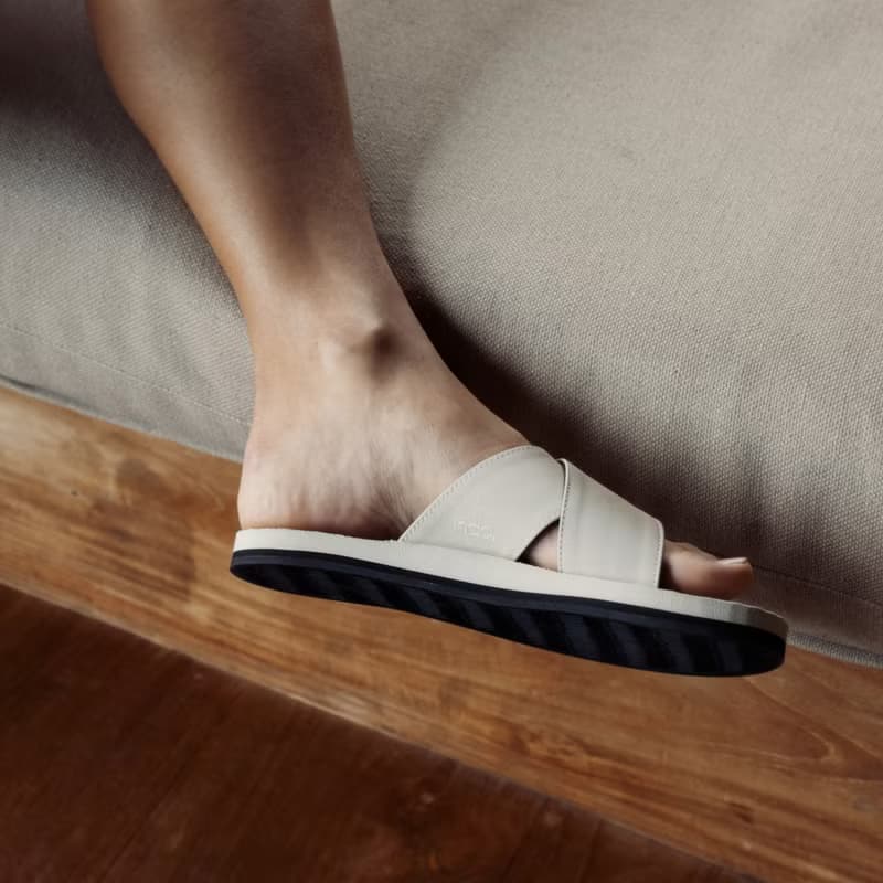 indosole CROSS 環保拖鞋 海鹽白 女